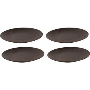 Palmer Bord coupe Ruston 22 cm Bruin Stoneware 4 stuks