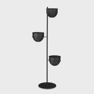 Mica Decorations Planthouder Standaard - L40 x B33 x H140 cm - Zwart Mica Decorations Planthouder Standaard - L40 x B33 x H140 cm - Zwart