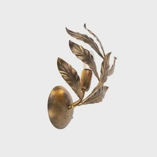 QAZQA Art Deco wandlamp antiek goud - Linden