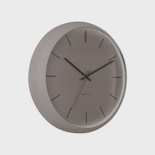 Karlsson - Wandklok Nirvana Globe - Donker Warmgrijs