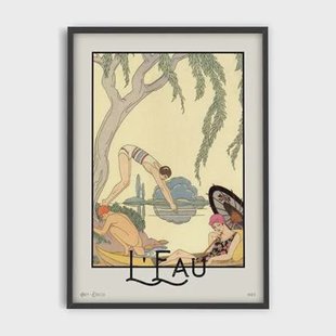 PSTR studio - Vintage George Barbier Art - L&apos;Eau