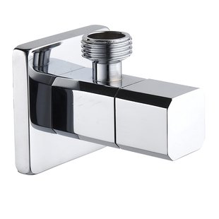 Hoekstopkraan BWS Quadro Met Rozet 1/2x3/8 mm Chroom