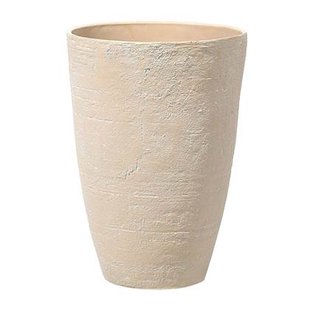 Beliani - CAMIA - Plantenbak - Beige - 43 cm - Stenenmix Beliani - CAMIA - Plantenbak - Beige - 43 cm - Stenenmix
