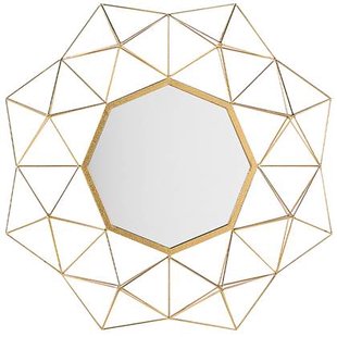 Beliani - GAILLAC - Wandspiegel - Goud - Metaal