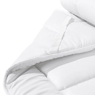 Beliani - AIZKORRI - Matrasbeschermer - Wit 180 x 200 cm - Microvezels