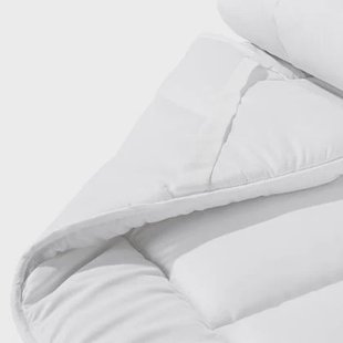 Beliani - AIZKORRI - Matrasbeschermer - Wit 90 x 200 cm - Microvezels