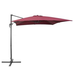 Beliani - MONZA - Zweefparasol - Rood - Polyester