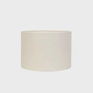 Light & Living Cilinder Lampenkap Livigno - Eiwit - Ø40x30cm