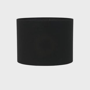 Light & Living Cilinder lampenkap Livigno - Zwart - Ø40x30cm