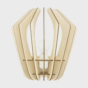 Bomerango Wall Spin houten muurlamp small - 25 cm