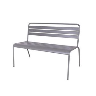 Metalen tuinbank Max 120 cm muisgrijs