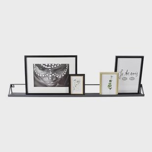 LOFT42 Pictured Fotoplank - Metaal - Mat Zwart - 8x110x8 LOFT42 Pictured Fotoplank - Metaal - Mat Zwart - 8x110x8