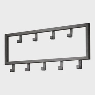 LT-Luce Kapstok Industrial Grijs 9 haken 50cm