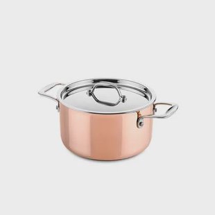 DUCQ hoge kookpan koper Ø20cm (ook inductie)