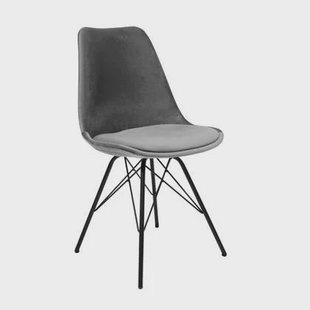 Kick kuipstoel Velvet - Grijs