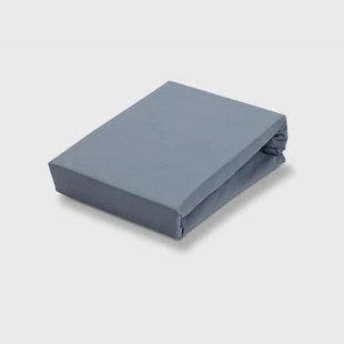 Jersey Supreme Hoeslaken Faded Denim | 80-100 x 190-220 cm | Blauw