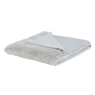 Beliani - GELIK - Plaid - Lichtgrijs - 180 x 200 cm - Polyester