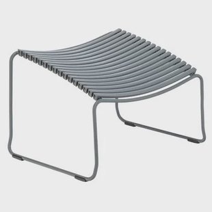 Click voetenbank Dark Grey