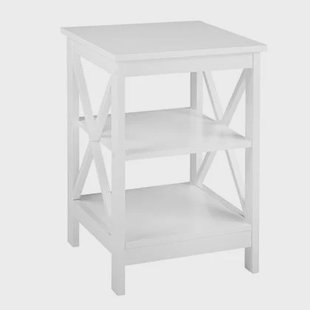 Beliani - FOSTER - Bijzettafel - Wit - MDF