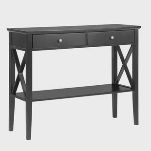 Beliani - AVENUE - Consoletafel - Zwart - MDF