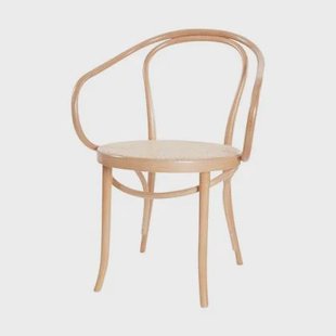 Fameg Venice No. 9 Eetkamerstoel Naturel - Armleuning - Rotan Zitting