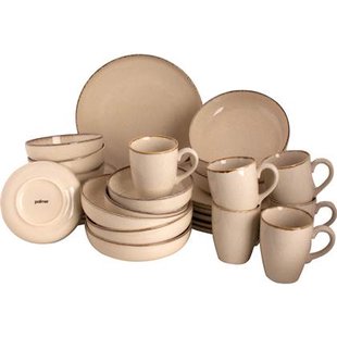 Palmer Serviesset Antigo Porselein 6-persoons 30-delig Crème