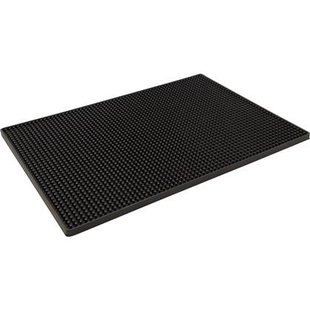 Bar Professional Barmat 45 x 30 cm Rubber Zwart 1 stuk Bar Professional Barmat 45 x 30 cm Rubber Zwart 1 stuk