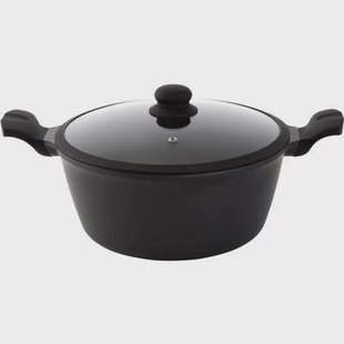 Mammoet Braadpan Vesuvio 28 cm 7 l Zwart Aluminium