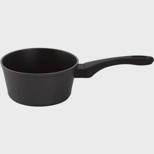 Mammoet Steelpan Vesuvio 16 cm 1.3 l Zwart Aluminium