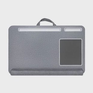 QUVIO Laptop schootkussen met muismat - Licht Grijs QUVIO Laptop schootkussen met muismat - Licht Grijs