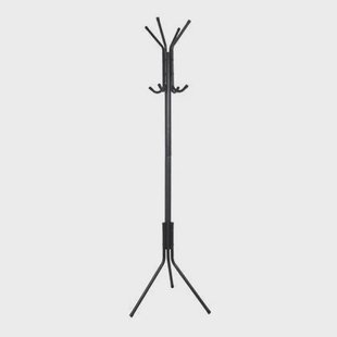 MISOU Kapstok Staand 8 haken Zwart Metaal 171 cm Industrieel MISOU Kapstok Staand 8 haken Zwart Metaal 171 cm Industrieel