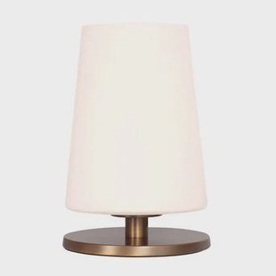 Steinhauer - tafellamp - Ancilla - brons - glas metaal - Ø 15cm - E27