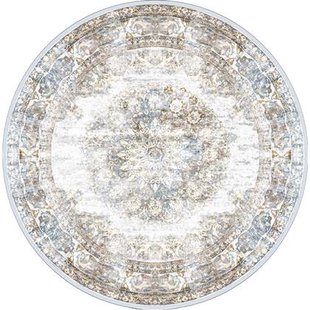 Vloerkleed Viola Rond Taupe ø120 cm