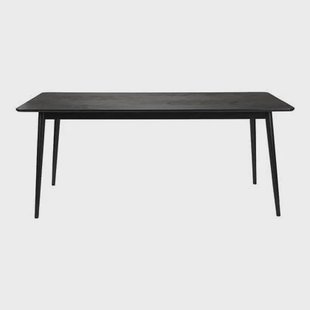 by fonQ Fabio Eettafel Visgraat - 180 x 90 cm - Zwart