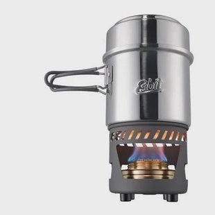 Esbit Outdoor Kooktoestel 985ml - Opbergtas - Aluminium|RVS - Alcohol
