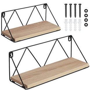 tectake® 2 wandplanken Rockport