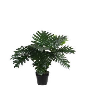 Mica Decorations Philodendron Kunstplant - H60 x Ø80 cm - Groen Mica Decorations Philodendron Kunstplant - H60 x Ø80 cm - Groen