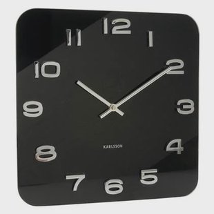 Karlsson Vintage Wandklok Square L 35 x H 35 cm Karlsson Vintage Wandklok Square L 35 x H 35 cm