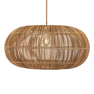 PR Home Zuri hanglamp van rotan, Ø 61 cm
