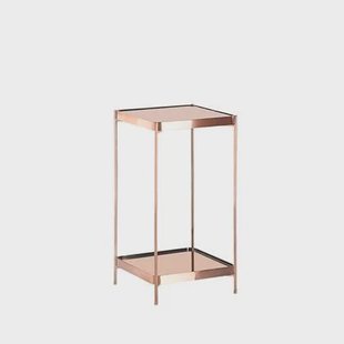 Beliani - ALSEA - Bijzettafel - Koper - Metaal