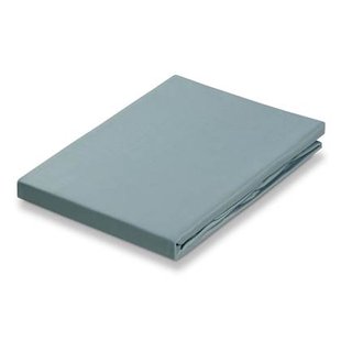 Satin Hoeslaken Pearl Blue | 180 x 200 cm | Blauw | Satijnkatoen