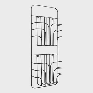 LOFT42 Rowan Large Tijdschriftenrek - Zwart - Metaal