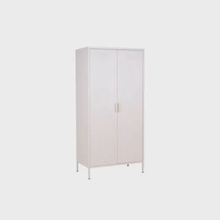 Kleding lockerkast Finn met 4 schappen ivoor