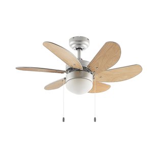 Lindby plafondventilator met verlichting Minja, zilver, stil, 78cm