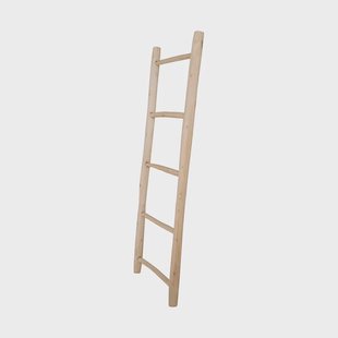 Thea teak houten ladder - 150 x 50 cm