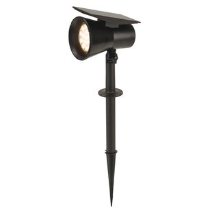 Prios LED-zonneschijnwerper Birko, hoogte 56 cm, zwart, grondspies