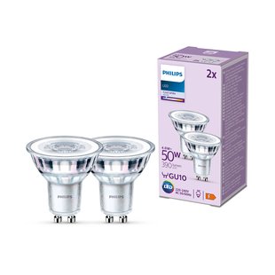 Philips LED lamp GU10 4,6W 390lm 840 helder 36° 2st Philips LED lamp GU10 4,6W 390lm 840 helder 36° 2st