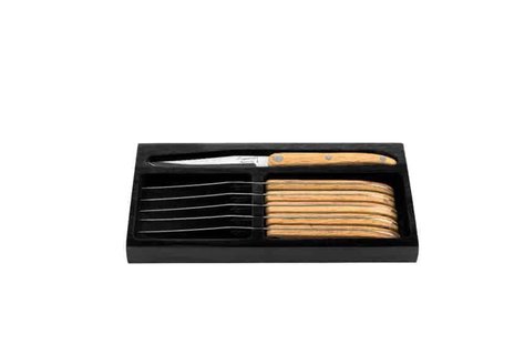 Style de Vie - Laguiole - Innovation Line - steakmessen - eikenhout