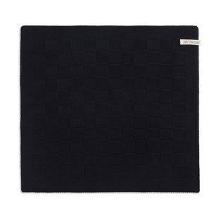 Knit Factory - gebreide keukendoek blok - zwart