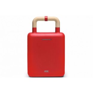 ADE - tosti- en wafelapparaat 2 in 1 - rood ADE - tosti- en wafelapparaat 2 in 1 - rood